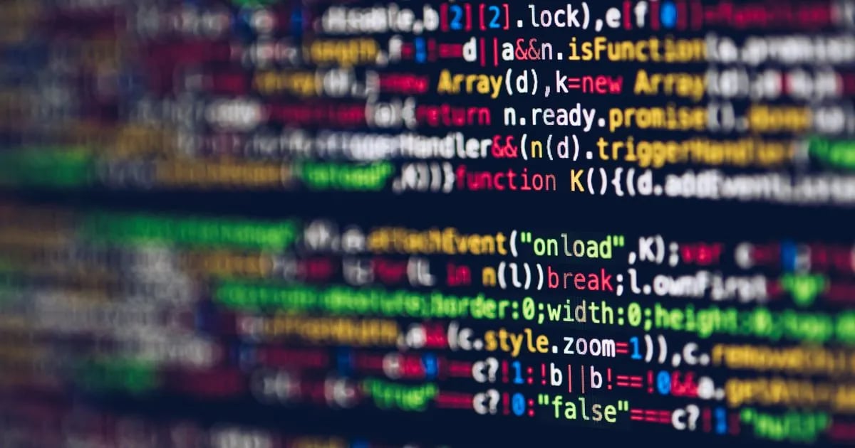 Representational image: colorful code on a screen, symbolizing turning a hardcoded loop into a declarative query
