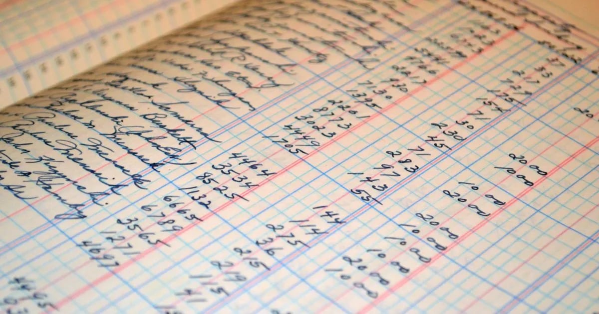 Representational image: a laptop screen showing data in a table grid, symbolizing that a plain array can be a simple database